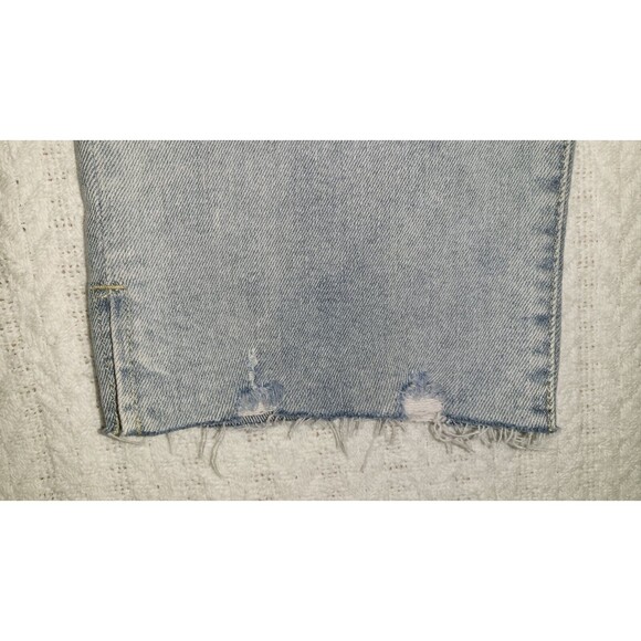 KanCan Womens Jeans Button Fly Frayed Cropped Raw Hem size 30 EUC - Picture 8 of 10